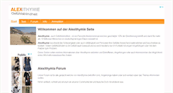 Desktop Screenshot of alexithymie.com