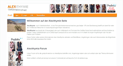 Desktop Screenshot of alexithymie.org